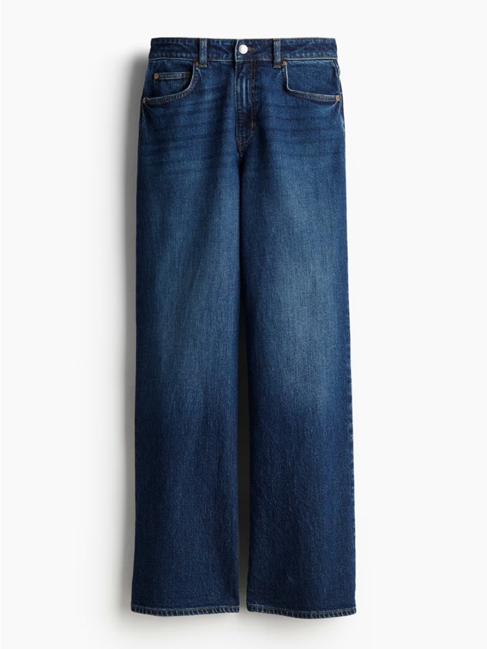 H&M Wide-Leg Blue Jeans
